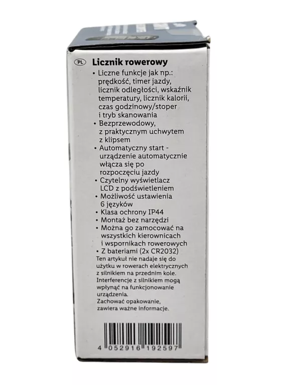 LICZNIK ROWEROWY CRIVIT