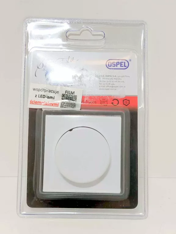 SONATA ŚCIEMNIACZ UNIWERSALNY LED BIAŁY ŁP-8RL2/M/00 OSPEL