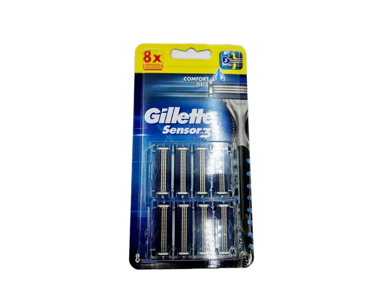 GILLETTE SENSOR3 OSTRZA WYMIENNE DO MASZYNKI DO GOLENIA, 8 SZTUKI