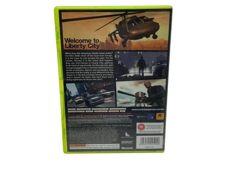 GRA XBOX 360 GTA GRAND THEFT AUTO IV