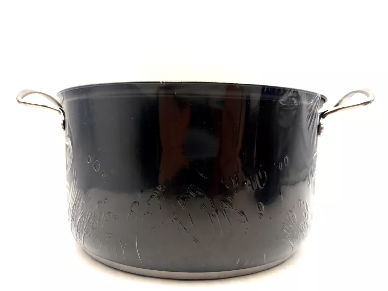 METALOWY GARNEK METALOWY 24CM 5,6L Z POKRYWKĄ INDUKCJA