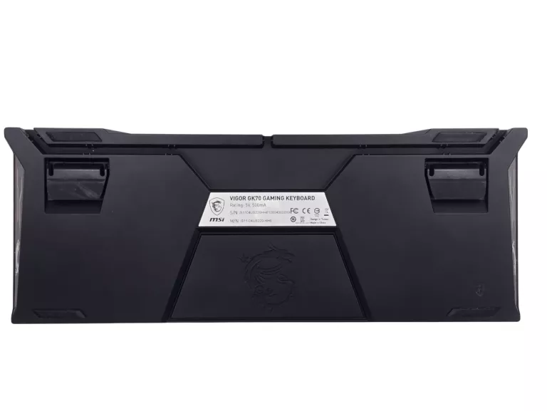 KLAWIATURA MECHANICZNA MSI VIGOR GK 70 TKL RGB GAMINGOWA PODŚWIETLANA 80%