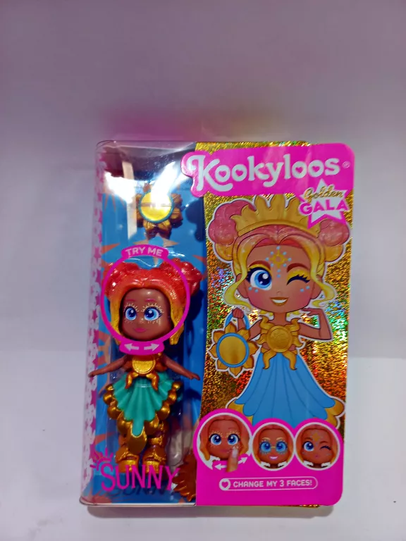 KOOKYLOOS SUNNY LALKA GOLDEN GALA LALECZKA AKCESORIA PREZENT DLA DZIECI
