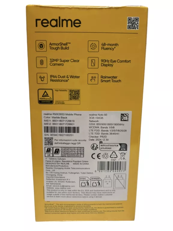 TELEFON REALME NOTE 60 3/64GB / IDEAŁ
