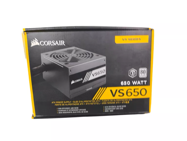 ZASILACZ CORSAIR VS650 650W 80 PLUS