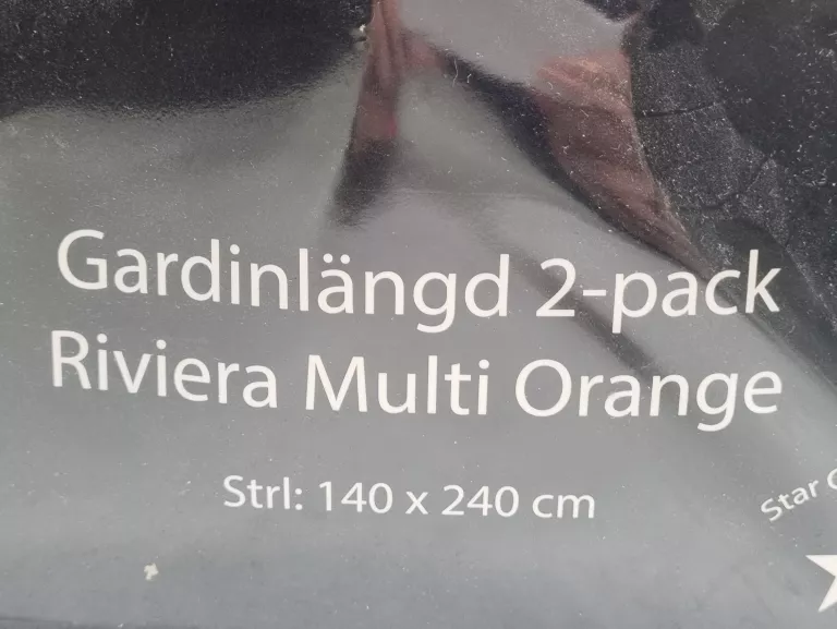 FIRANKA NA PRZELOTKACH KOLOROWA 140X240 CM 2 SZTUKI