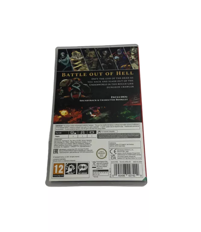 GRA NINTENDO SWITCH HADES
