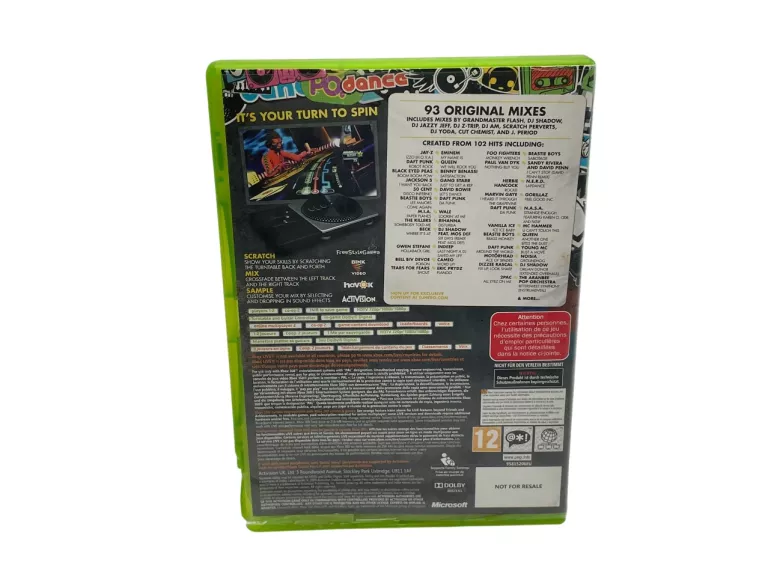GRA XBOX 360 DJ HERO
