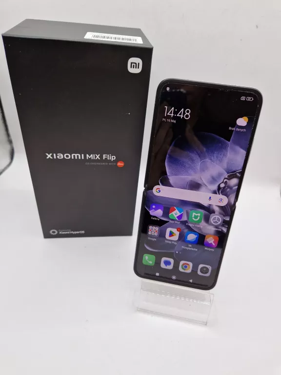 TELEFON XIAOMI MIX FLIP 5G KOMPLET 12/512 GB FIOLETOWY