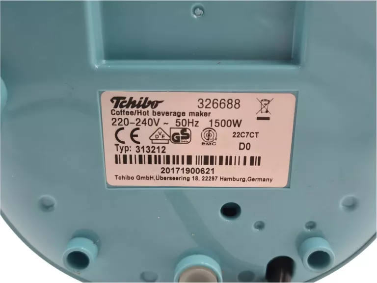 EKSPRES NA KAPSUŁKI TCHIBO CAFISSIMO MINI ELECTRIC MIĘTOWY 326688