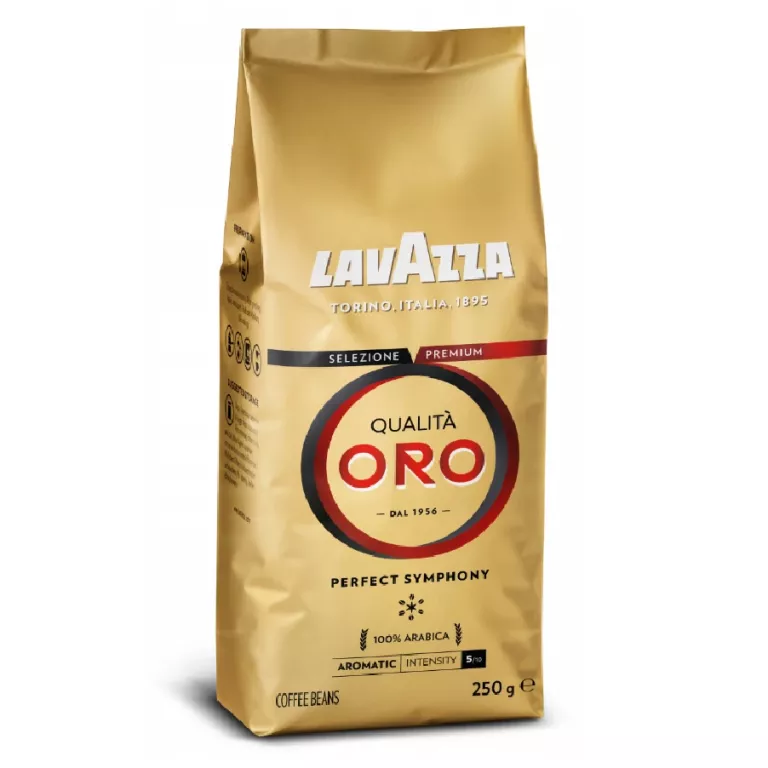 KAWA ZIARNISTA ARABICA LAVAZZA QUALITA ORO 250 G 8000070020511