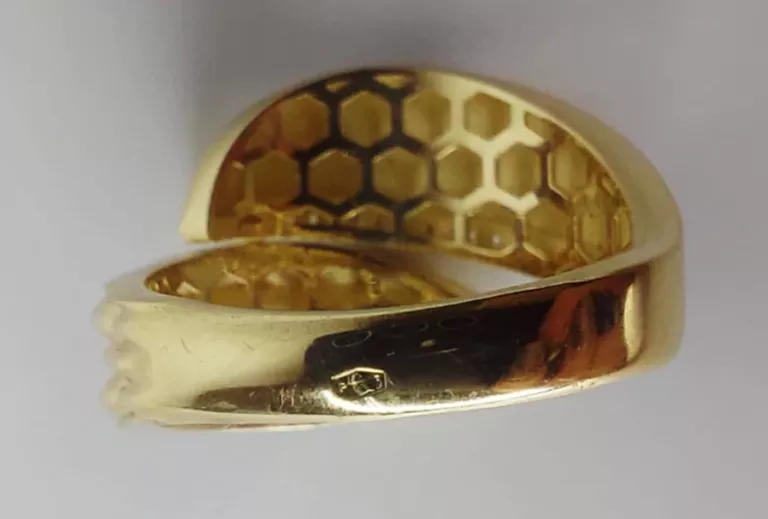 PIERŚCIONEK  585 WAGA OK.  4,43G R18