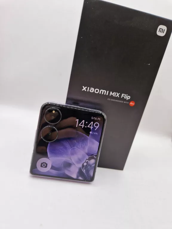TELEFON XIAOMI MIX FLIP 5G KOMPLET 12/512 GB FIOLETOWY