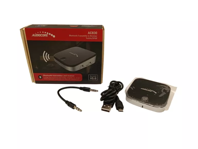 TRANSMITER BLUETOOTH AUDIOCORE AC830 FOLIA JAK NOWY!