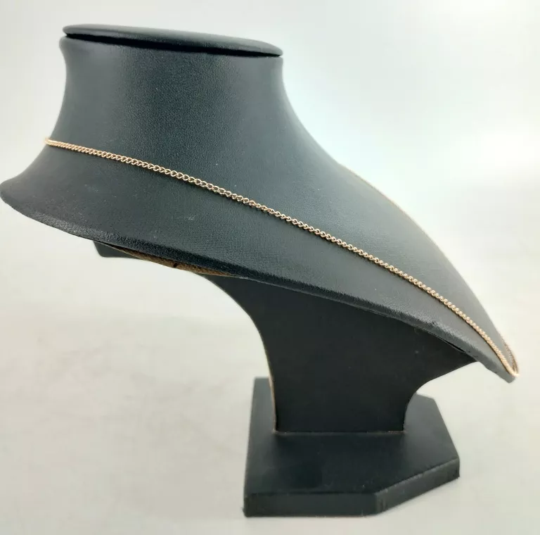 PIĘKNY ZŁOTY ŁAŃCUSZEK. PRÓBY 585, 57CM, SPLOT ANKIER