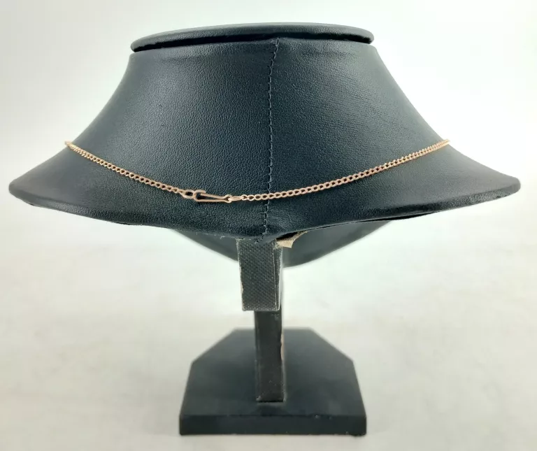 PIĘKNY ZŁOTY ŁAŃCUSZEK. PRÓBY 585, 57CM, SPLOT ANKIER