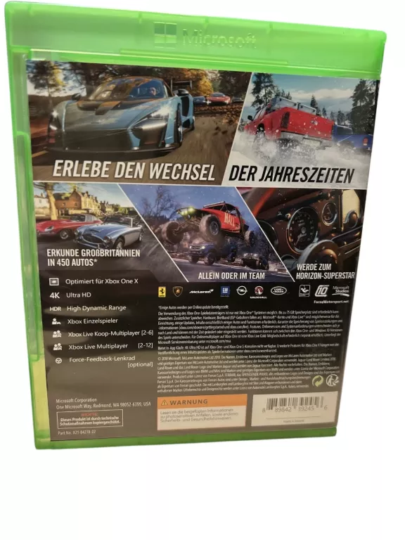 GRA NA XBOX ONE FORZA HORIZON 4 / DE