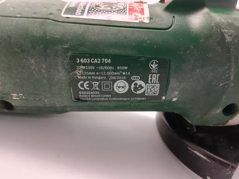 SZLIFIERKA BOSCH PWS 850-125 WALIZKA