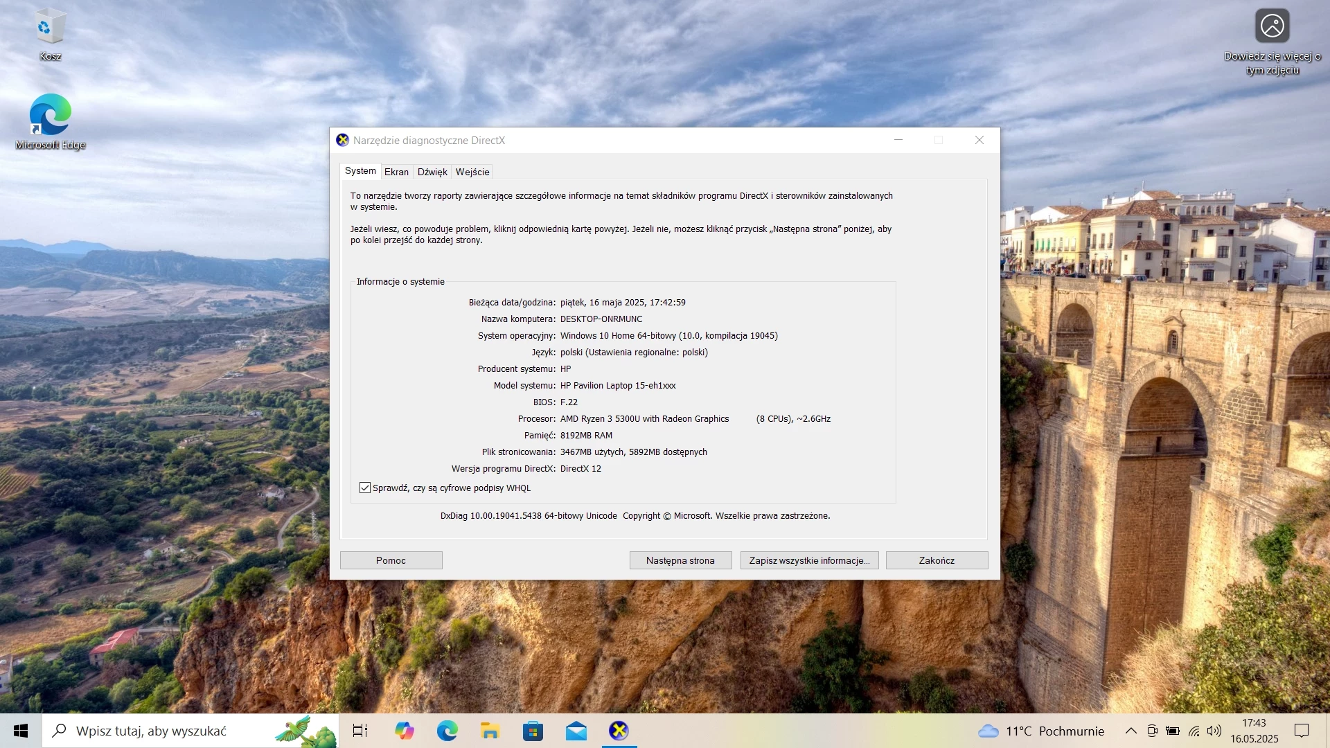 laptop-hp-pavilion-15-eh1010nw-156-amd-ryzen-3-5300u-8gb-ddr4-256gb-pojemnosc-dysku-512