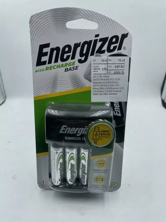ŁADOWARKA ENERGIZER DO BATERII