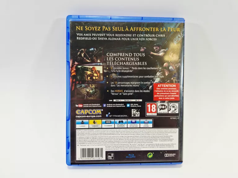 GRA RESIDENT EVIL 5 PS4