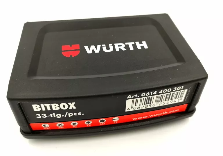 ZESTAW BITÓW WURTH 33SZT