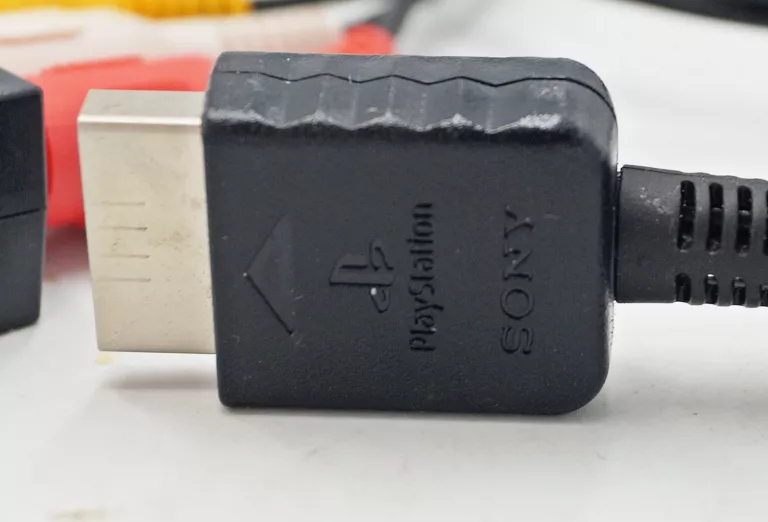 ORIGNALNY KABEL AV DO PS1/PS2 + PRZEJŚCÓWULA NA EURO