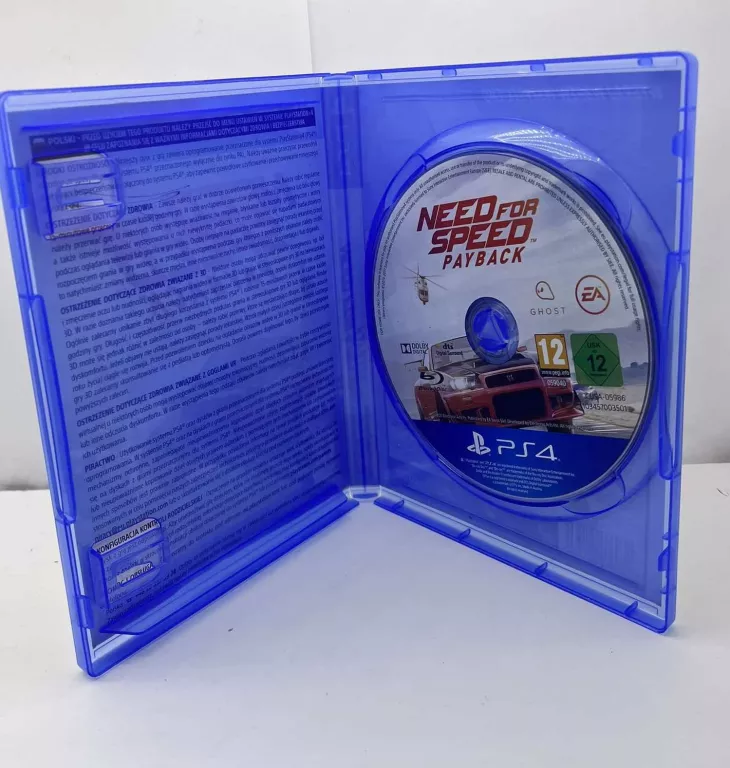 GRA PS4 NEED FOR SPEED PAYBACK