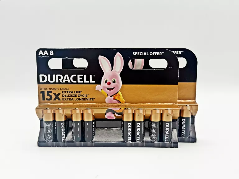 8X ALKALICZNE BATERIE DURACELL LR6 / AA BASIC