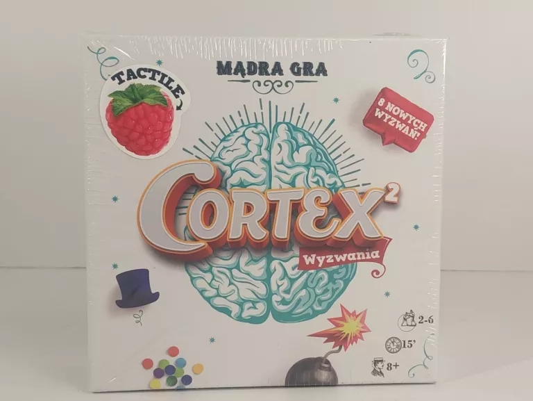 GRA PLANSZOWA CORTEX 2 BIAŁY REBEL 2-6 OSÓB, WIEK 8+