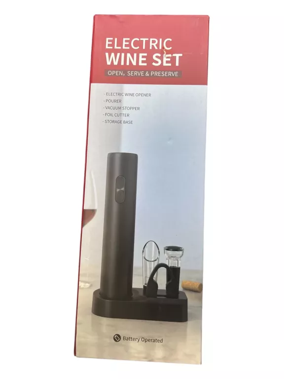 ELECTRIC WINE SET OTWIERACZ DO WINA ZESTAW