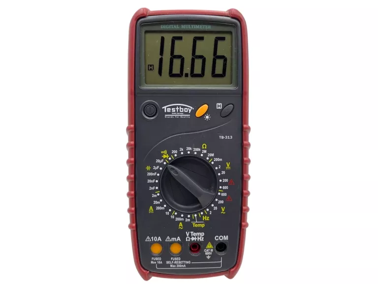 MULTIMETR CYFROWY TESTBOY TB 313 CAT III 600 V AC/DC