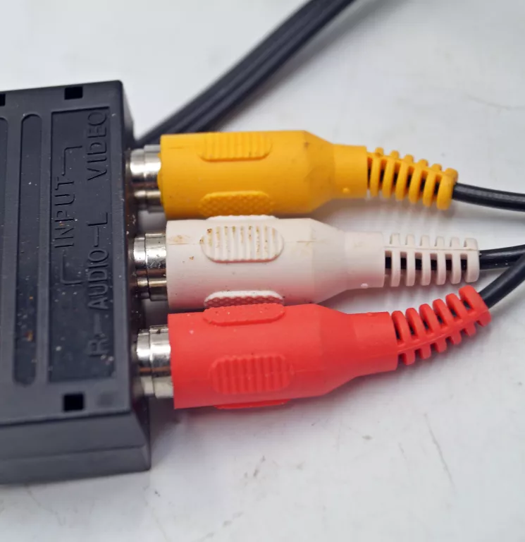 ORIGNALNY KABEL AV DO PS1/PS2 + PRZEJŚCÓWULA NA EURO