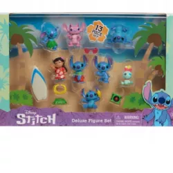 DISNEY LILO & STITCH ZESTAW 8 FIGUREK STITCH, ANGEL + AKCESORIA 8861444625
