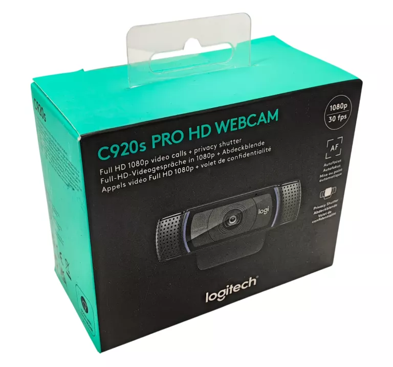KAMERA INTERNETOWA LOGITECH C920S PRO HD WEBCAM 1080P