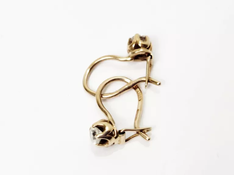 ZŁOTE KOLCZYKI 14CT 1,04G