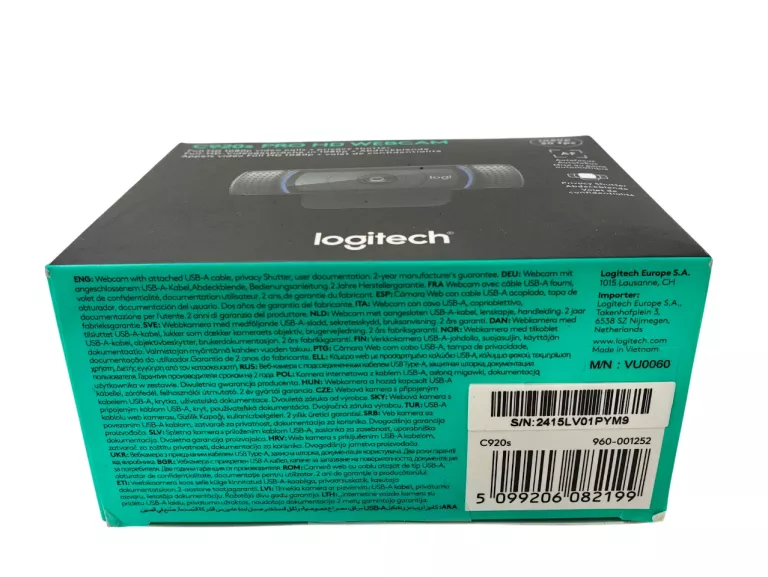 KAMERA INTERNETOWA LOGITECH C920S PRO HD WEBCAM 1080P