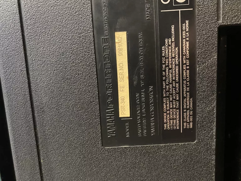 KEYBOARD YAMAHA PSR-340