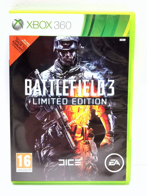 GRA BATTLEFIELD 3 LIMITED EDITION XBOX 360