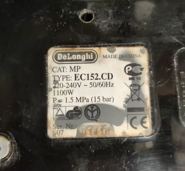 EKSPRES DO KAWY DELONGHI EC 152 CD