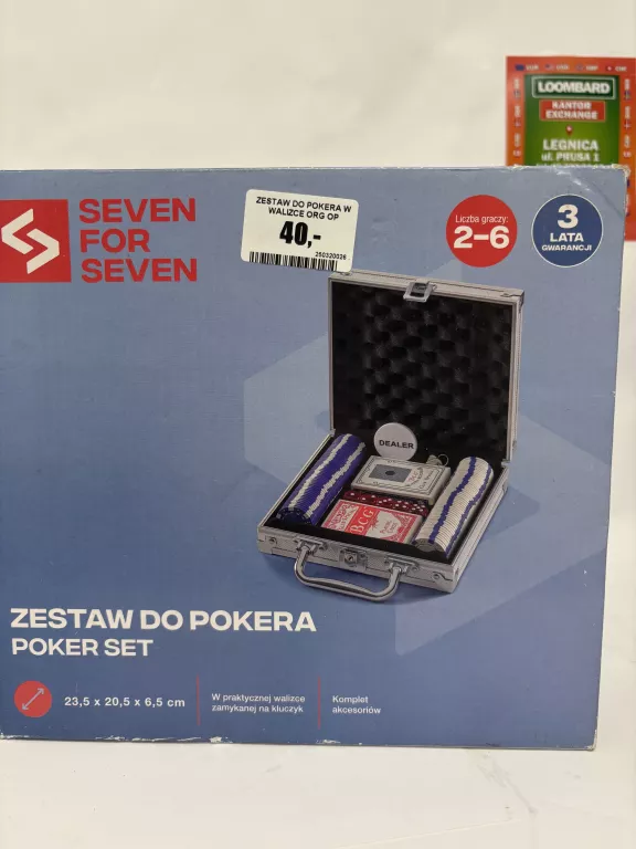 ZESTAW DO POKERA W WALIZCE ORG OP