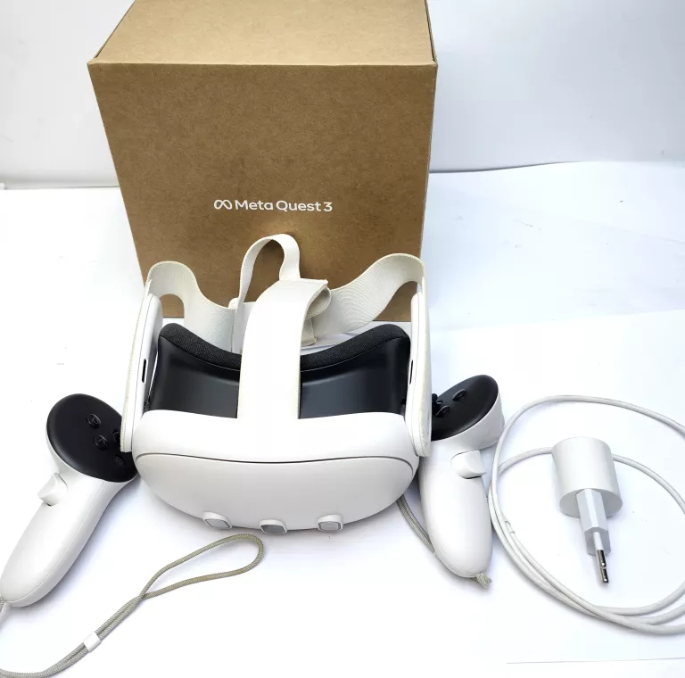 GOGLE VR OCULUS META QUEST 3 128GB PUDEŁKO 2X PAD