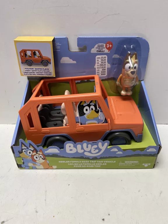 POJAZD MOOSE TOYS BLUEY HEELER FAMILY ROAD TRIP 4WD VEHICLE