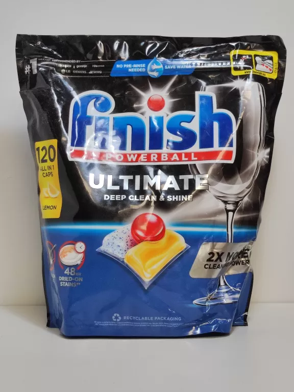 KAPSUŁKI FINISH ULTIMATE 120 LEMON OKAZJA!