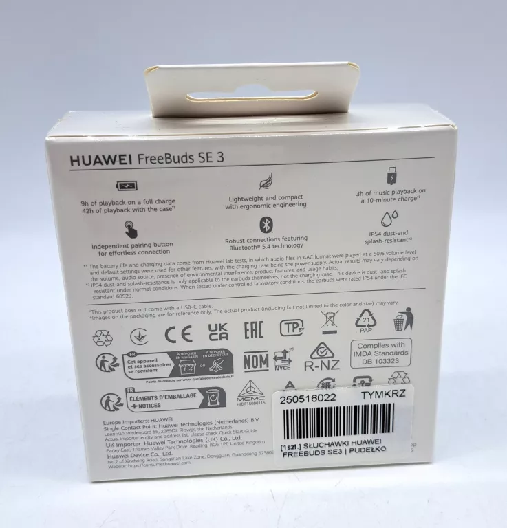 SŁUCHAWKI HUAWEI FREEBUDS SE3 | PUDEŁKO