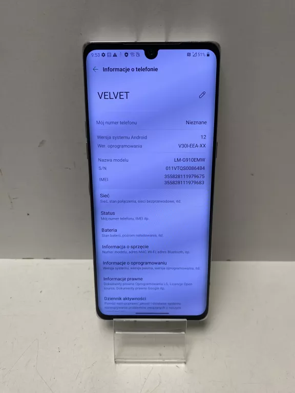 TELEFON LG VELVET 6/128GB