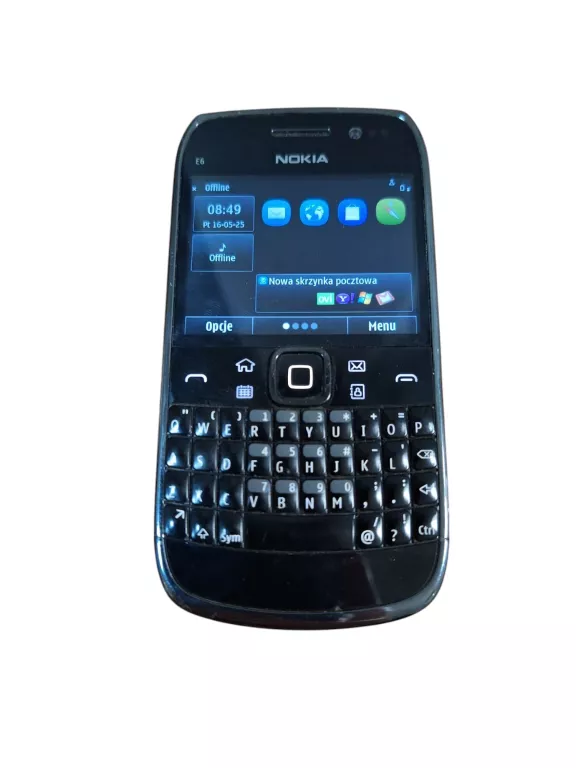 TELEFON KOMÓRKOWY NOKIA E6 256 MB / 8 GB 3G CZARNY