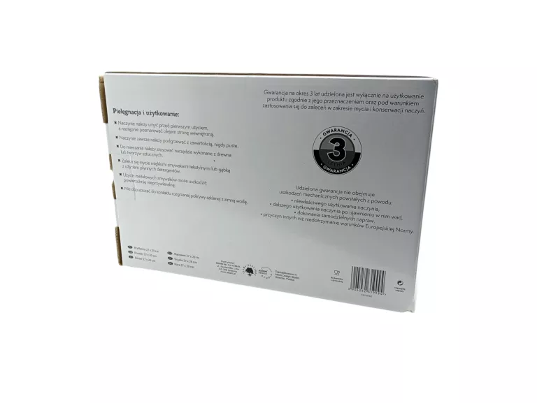 VALDINOX MISTRZ KUCHNI BRYTFANNA Z POKRYWĄ 27X20 CM 2,70L