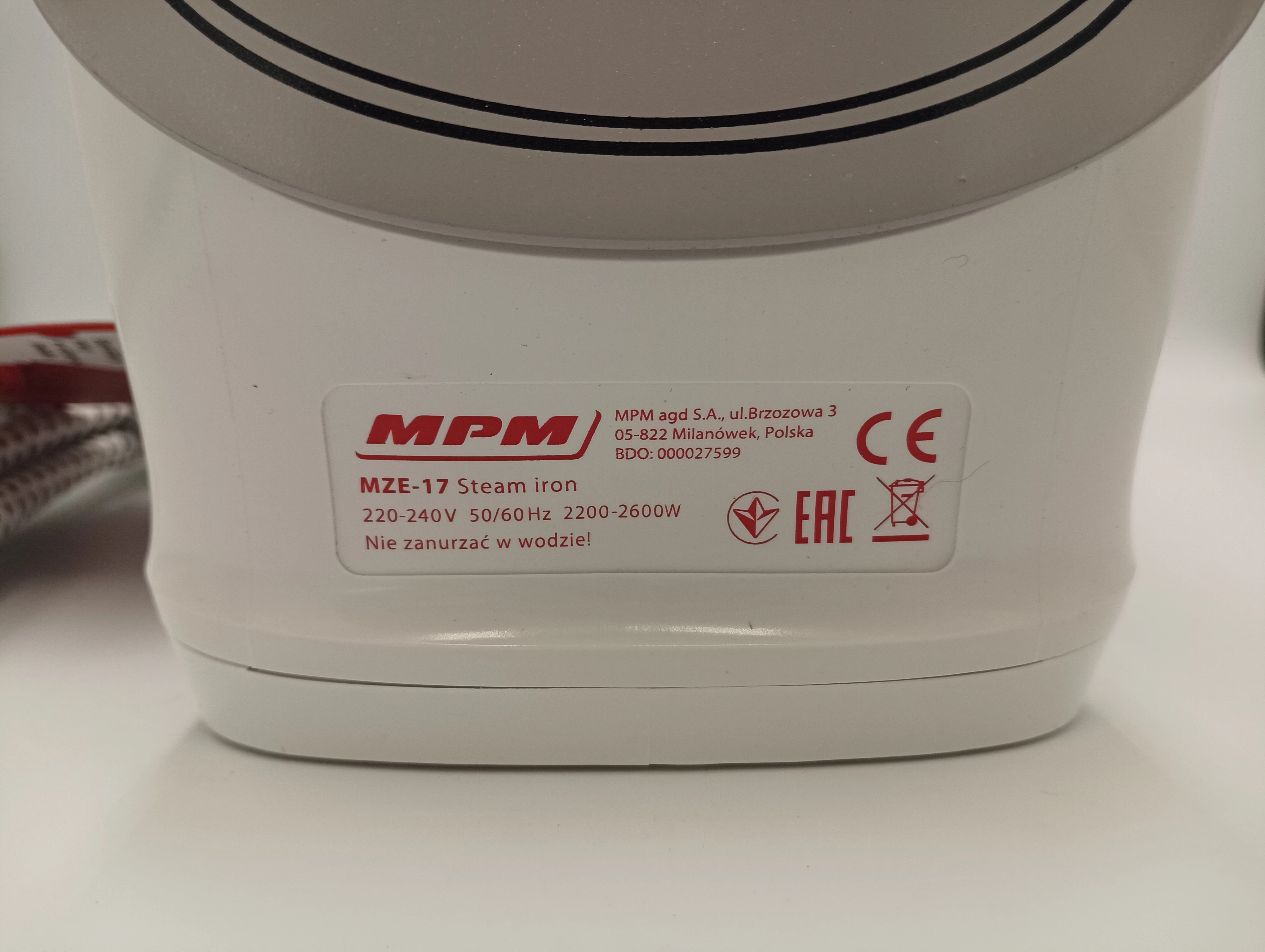 zelazko-mpm-mze-17-model-mze-17