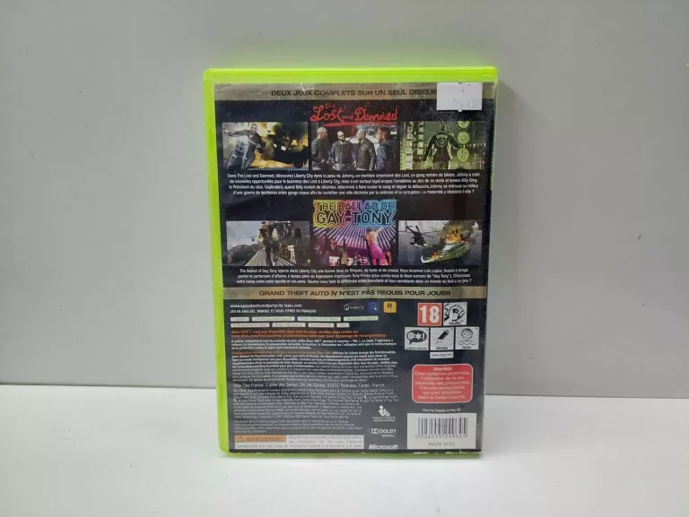 GTA EPISODES FROM LIBERTY CITY XBOX 360